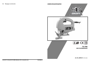 Handleiding Topcraft TS-700 Decoupeerzaag