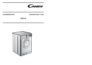 Manuale Candy CBD 80P HC Lavatrice
