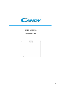 Manual de uso Candy CCHM 145 Congelador