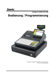 Bedienungsanleitung SAM4s SPS-530 Registrierkasse