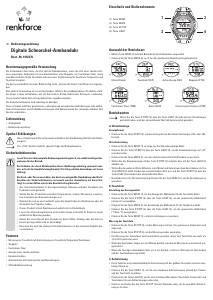 Bedienungsanleitung Renkforce 1052376 Armbanduhr