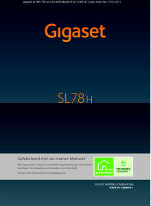 Handleiding Gigaset SL78H Draadloze telefoon