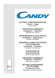 Mode d’emploi Candy CVS 6184X Réfrigérateur combiné