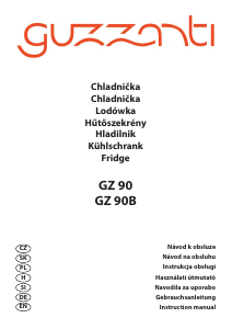 Manual Guzzanti GZ 90B Refrigerator