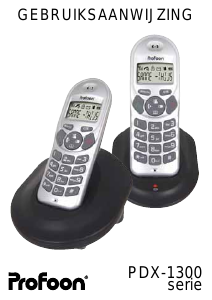 Handleiding Profoon PDX-1330 Draadloze telefoon