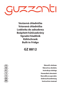 Návod Guzzanti GZ 8812 Chladnička