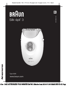 Kullanım kılavuzu Braun 5320 Silk-epil 3 Epilatör