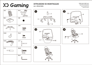 Handleiding XD XDGC005 Bureaustoel