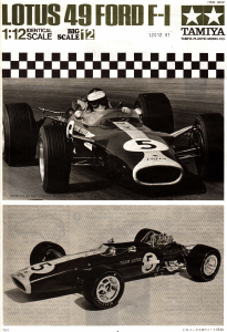 Manual Tamiya set 12012 Cars Lotus 49 Ford F-1
