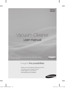 Manual Samsung VCDC20AH Vacuum Cleaner