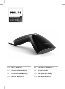 Käyttöohje Philips GC365 Steam&Go Plus Vaatehöyrystin