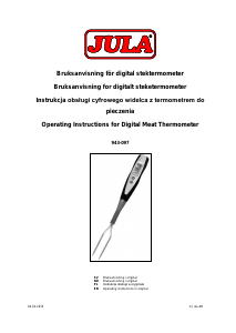 Bruksanvisning Menuett 943-097 Kjøkkentermometer