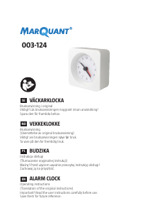 Manual MarQuant 003-124 Alarm Clock