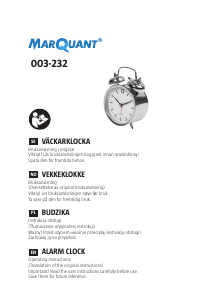 Manual MarQuant 003-232 Alarm Clock
