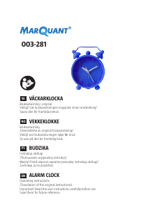 Manual MarQuant 003-281 Alarm Clock