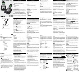 Handleiding Profoon PDX-7420 Draadloze telefoon