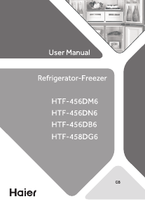 Manual de uso Haier HTF-458DG6 Frigorífico combinado