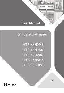 Manual Haier HTF-556DP6 Fridge-Freezer