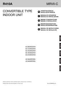 Manual de uso Haier AC092MCERA Aire acondicionado