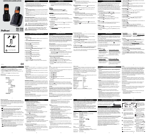 Handleiding Profoon PDX-7500 Draadloze telefoon