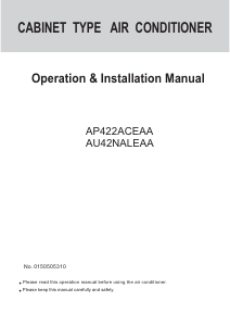 Handleiding Haier AP422ACEAA+AU42NALEAA Airconditioner