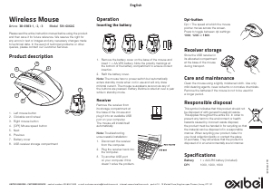 Manual Exibel SM-606AG Mouse