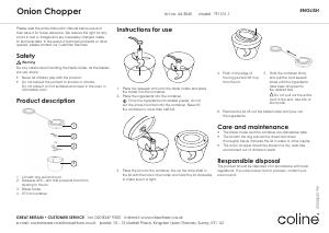 Manual Coline TF1101-1 Chopper