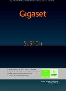 Handleiding Gigaset SL910H Draadloze telefoon