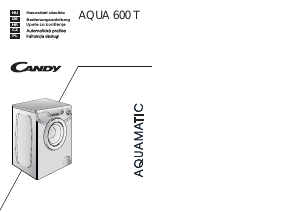 Instrukcja Candy AQUA 600 T-45 Pralka