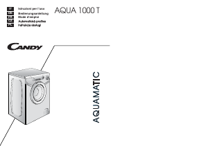 Mode d’emploi Candy AQUA 800DF/1-07S Lave-linge