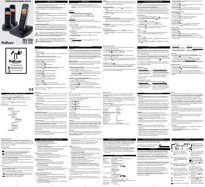 Handleiding Profoon PDX-7930 Draadloze telefoon