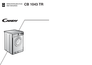 Manual Candy CB 1043 TR Washing Machine