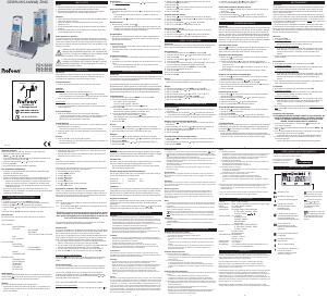 Handleiding Profoon PDX-8220 Draadloze telefoon