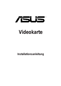 Bedienungsanleitung Asus Extreme AX800XT/2DT/256M Grafikkarte