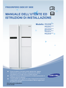 Manuale Samsung RS20VRPS Frigorifero-congelatore