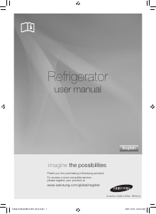 Manual Samsung RSH1FLMR Fridge-Freezer