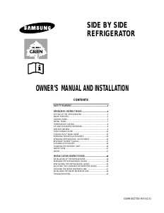 Manual Samsung RS26FLBG Fridge-Freezer