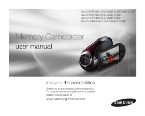 Manual Samsung SMX-C14GP Camcorder