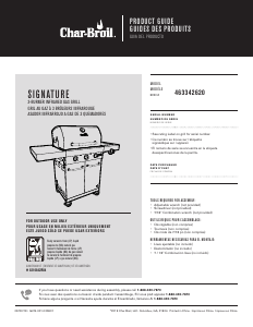 Manual Char-Broil 463342620 Signature Barbecue