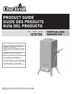 Manual de uso Char-Broil 12701705 Ahumador