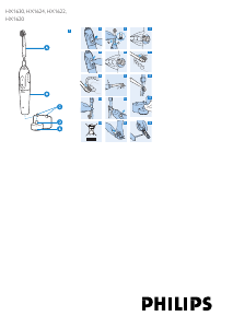 Mode d’emploi Philips HX1620 Sonicare Sensiflex Brosse à dents électrique