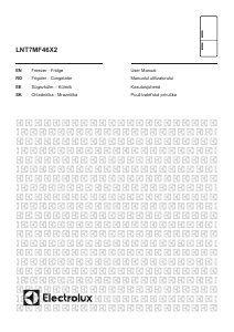 Manual Electrolux LNT7MF46X2 Combina frigorifica