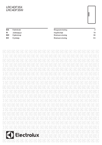 Brugsanvisning Electrolux LRC4DF35W Køleskab