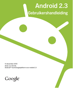 Handleiding Google Android 2.3 Gingerbread