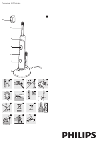 Manual Philips HX6381 Sonicare for Kids Electric Toothbrush