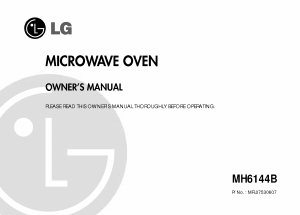 Manual LG MH-6144B Microwave