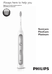 Mode d’emploi Philips HX9172 Sonicare FlexCare Platinum Brosse à dents électrique