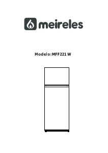 Handleiding Meireles MFF 221 W Koel-vries combinatie