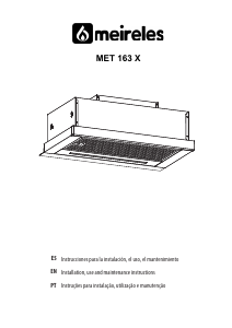 Manual Meireles MET 163 X Cooker Hood