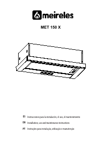 Manual de uso Meireles MET 150 X Campana extractora